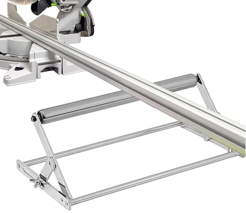 Cutting Machine Work Support Stand,Stainless Steel Saw Table Height Adjustable Saw Stand | Rustproof Foldable Cutting Machine Attachment, Tool Stands for Enhanced Work Efficiency
