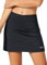 baleaf Tennisrock Damen Sportrock Laufrock mit Hose Golfrock mit Tasche Kurz Rock mit Hose Drunter Sport Hosenrock für Running Tennis Schwarz S