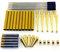 Woodturning Fancy Slimline Pen Kit Set x 5, Gold Finish, Twist Mechanism