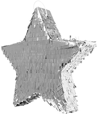 Folat B.V.- Pinata, Color Plata, Costumes (Folat-Pinata-Stern-silber-60935)