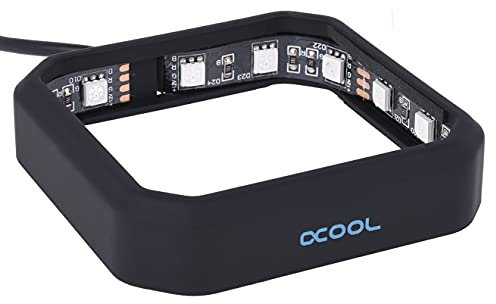 Alphacool 12893 Aurora Xpx Rgb Frame - Negro modding luces LED