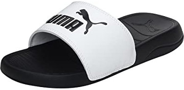 PUMA Popcat 20 Jr, Zapatos de Playa y Piscina, Multicolor White Black, 38 EU
