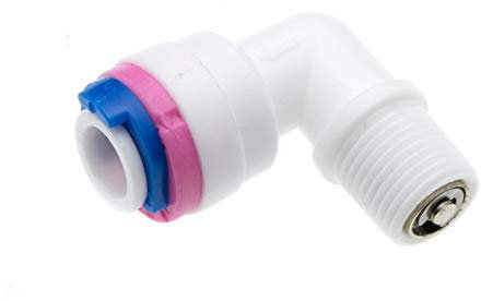 STI Connettore Gomito Valvola di Ritegno Fast 1/4” F – Filetto 1/8” M