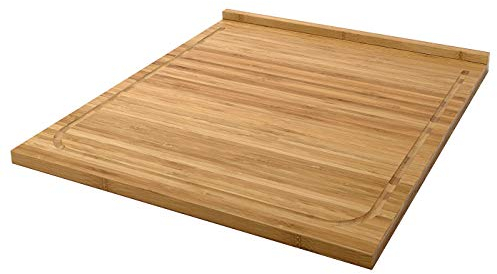 Schneidebrett, Bambus, 46 x 53 cm, Produktgröße Länge: 46 cm, Breite: 53 cm, Dicke: 18 mm, Material: Bambus, Öl