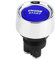 Interruptor de arranque del motor interruptor del botón de pulsador arranque coche del vehículo del automóvil Arrancador de encendido 12V-24V 50A(Azul)