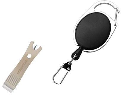 Angelschnur Zange Cutter Clipper mit Haken Öse Reiniger Pin Angeln Edelstahl Werkzeug (2 in 1 Clipper)