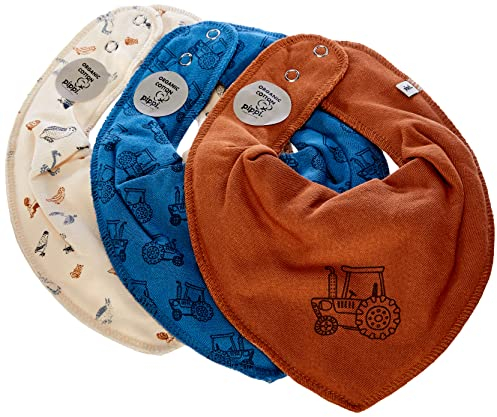 PIPPI Lätzchen, dreieckig, Unisex Gr. One size, Blau (Vallarta)