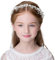 IYOU Flower Girls Pearl Headband White Rhinestone Headpiece Crystal Hair Piece Princess Communion Hair Accessories for Girls