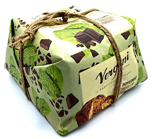 Vergani - Panettone italien artisanal poires et chocolat 750g - Confectionné à Milan - Gâteau de Noël italien typique à partager ou à offrir à Noël