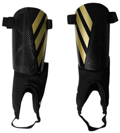 adidas Unisex-Kinder Tiro Match Schienbeinschutz, Schwarz/Gold Metallic/Weiß, Größe S