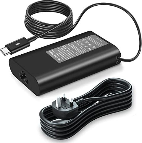 65W HP USB C Laptop Charger, Power Adapter for HP Spectre X360, Spectre, Elitebook x360, Elitebook, Chromebook, Elite x2, Envy, ProBook Travel Type C Power Cord Supply