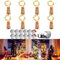 FLSEPAMB 2 M Led Flaschenlicht mit Korken,Dauerhaft 8 Pack LED Flaschenlicht,Lichterkette Korken mit Batterie,LED Flaschenlicht DIY,Lichterkette für Flaschen,Weinflaschen,Halloween(8 Pack)