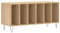 vidaXL Mobile Porta Dischi Rovere Sonoma 100x38x48cm Legno Multistrato