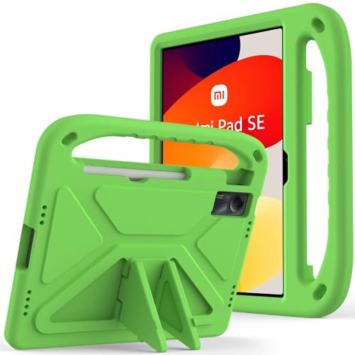 Funda de tableta para Xiaomi Redmi Pad SE de 11 pulgadas (2023) Material EVA Protección a prueba de golpes Funda para niños para Redmi Pad SE (verde)