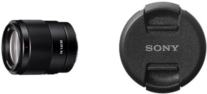 Sony SEL35F18F FE 35mm F1.8 large-aperture wide-angle prime lens & LCF72S.SYH Lens Cap for 72mm Diameter Lenses - Black