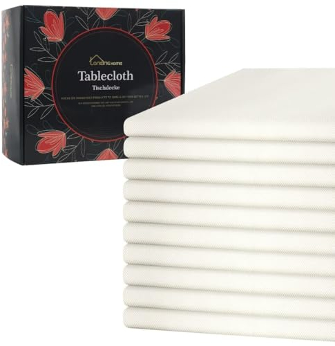 Einweg Vlies Stoffähnlich Tischdecke, 1.18m x 2,5m, Beige, Hochzeit, Geburtstag, Party, Dekoration, Bierzeltgarnitur