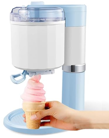 SMoonga Gelatiera, Macchina per Gelato Whippy per La Casa Produzione Rapida di Gelato Fatto in Casa in 15 Minuti - Facile da Pulire Perfetto per I Bambini Insegnante Regali di Ringraziamento