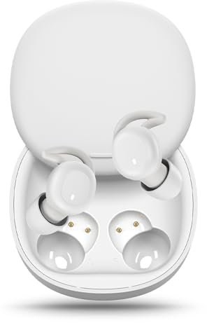 Damipow Mini Wireless Sleep Earbuds, Noise Cancelling Earphones for Side Sleepers, Bluetooth 5.3 Invisible Earbuds for Small Ears Sleeping, Exercise, Working, Hiking