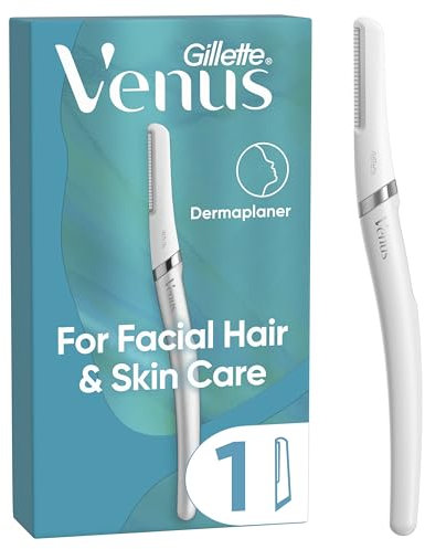 Venus Dermaplaning-Klingen für Gesicht, Damen-Gesichtsrasierer für Gesichtshaare und Haut, Peeling-Dermaplaner-Werkzeug-Set mit 1 Nachfüllklinge