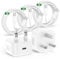 iPhone 16 15 Fast Charger[Apple MFi Certified] 2Pack 20W PD USB C Plug With 1/1/2M USB C to C Cable for iPhone 16 15/15 Pro/15 Pro Max/Plus, iPad Pro/Air/Mini