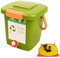 avec Robinet pour Collecter Le Liquide De Compost Composteur Cuisine 8L/10L/15L/20L Facile à Nettoyer avec Le Couvercle D'étanchéité Seau à Compost,Style1(8L)-1Set