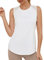 Gyabnw Sporttop Damen Fitness Sport Tshirt Oberteile Laufshirt Sommer Ärmellos Trägershirt Yoga Gym