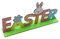 Ciieeo Osterdekorationen Holzbuchstaben Ornament Wanddekoration für Raumdekoration Osterdekoration