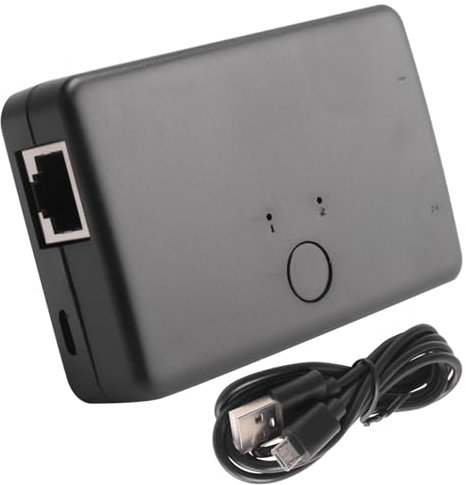 Asyduey Mini Switch Switch di Rete Hub LAN Rj45 Un 2 Porte Switch Ethernet Ethernet per Computer Switch Splitter Rj45