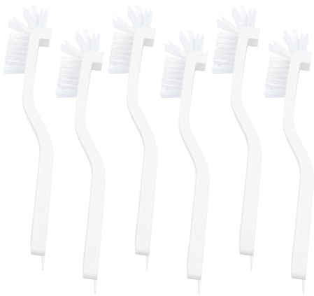 WYAN 6 Pcs Newly upgraded model Long Handle Brushes, Bottle Cleaning Brush Set, Washing Up Kitchen Brush, Cup Lid Gap Cleaning Brush, for Washing Bottles, Glass, Teapots, Pipes