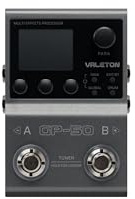 Valeton GP-50 - Multieffekt gitarrpedal med förstärkarmodeller, cockpit sims, effekter, looper, tuner och USB-ljud