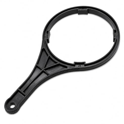 PHX Grove Big Blue Style Water Filter Wrench, Black | 6.26 in inner diameter housing opener for whole-house systems using 4.5 x 10 or 4.5 x 20 in filter cartridges