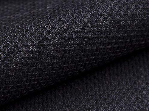 10 Meter Polsterstoff Lava 07 Schwarz
