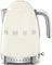 Jug Kettle, LED Display, 7 Temperature Settings, Acoustic Alarm, 3KW, 1.7L, Cream