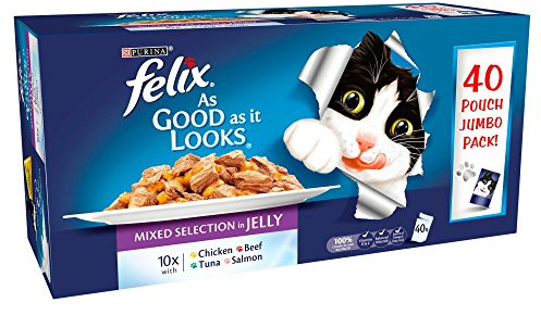 Felix As Good As It Looks Cuts In Jelly Mixed Variety 40X100g