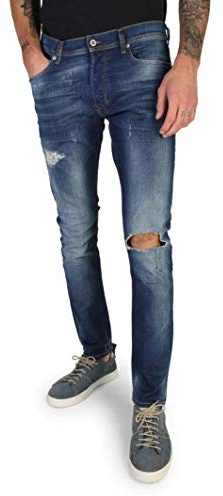 Diesel Herren Tepphar Skinny Jeans, Blau (Blau 01), W33/L34