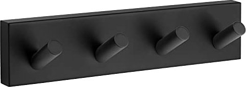 SMEDBO HOUSE schwarz matt Viererhakenleiste RB359 Vier Handtuch-Haken 4