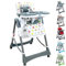 Monsieur Bébé - Chaise haute enfant pliable, réglable hauteur, dossier et tablette - Plusieurs coloris