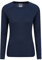 Mountain Warehouse Talus Womens Long Sleeves Baselayer Top - Thermal Underwear, Lightweight Ladies Shirt, Breathable, Warm & Easy Care - Spring Summer & Outdoors Navy Women's Size 14