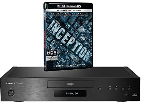 Panasonic DP-UB9000 MULTIREGION for DVD Blu-ray Player Bundle with Inception Ultra HD 4K Blu-ray Disc