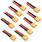 5 Pairs XT60 Plug Connector Female and Male with 14AWG Silicon Wire for RC Lipo battery Cable Drone Car Boat