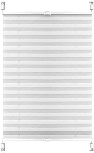S SIENOC Plisse-Rollo Plisseerollo Easyfix ohne Bohren Plissee Jalousie verspannt Faltstore Rollo Klemmfix Sonnenschutzrollo Seitenzugrollo Faltrollo für Fenster Tür