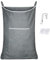 KINGSUSLAY Hanging on Laundry Bag, Collapsible Hanging Washing Basket，X-Large Capacity Door Hanging Laundry Bag and Door Laundry Basket for Dirty Laundry(89 x 56CM, Mid Heather Grey)