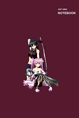 Anime Poster Akame Ga Kill notebook: 110 White Pager, 6 x 9, Dotted Pages.