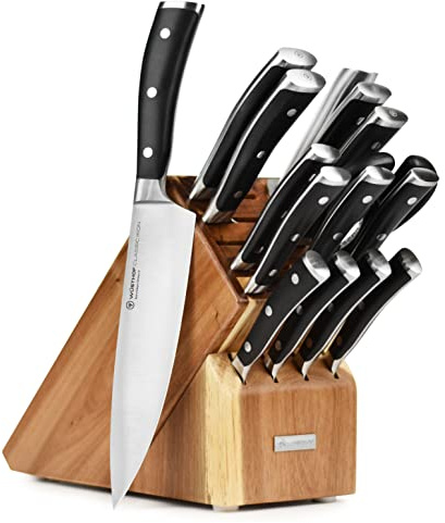 Wusthof Classic Ikon Profi Messerset 16-teilig mit Akazie Block