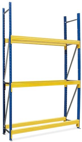 BRB Profi-Reifenregal, 3 Ebenen, BxTxH 1880x400x2500 mm, Fachbreite 1800 mm, Tragkraft 700 kg/Ebene