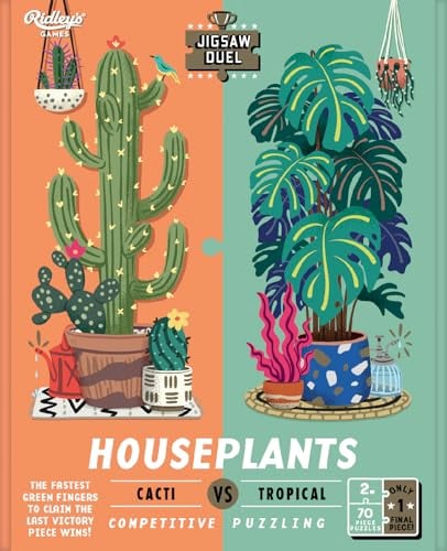 Ridley's- Puzzle, 0810073341364, Plantes D'intérieur Cactus Vs Tropical