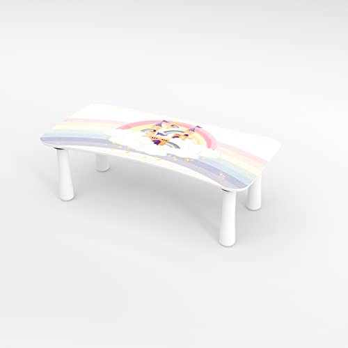 Tritthocker Kinder Holz Badhocker Hocker Kinder Trittschemel Kindermöbel Dream Unicorn 50x26x16cm