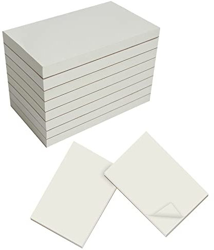 suituts 24 Stück 7,6 x 12,7 cm Notizblöcke, kleine leere Notizblöcke, kleine weiße Notizblöcke für Büro, Geschäftsarbeit (jeder Notizblock 100 Blatt)