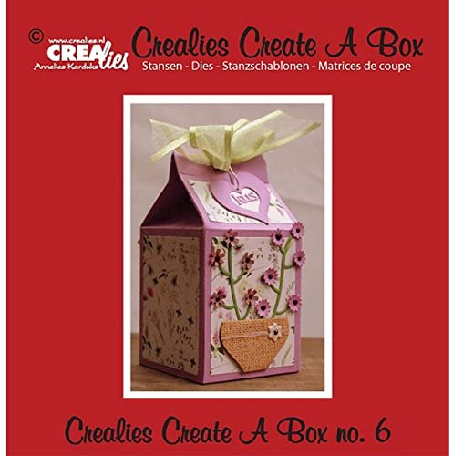 Crealies Create A Box Stanzschablone no.6 Milchpackung