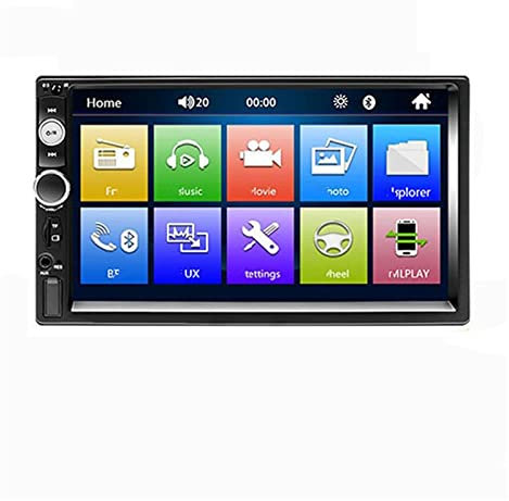 Autoradio Bluetooth Lettore per Ricevitore Stereo Universale 2 DIN Autoradio FM Audio Bluetooth 7 Autoradio Lettore Video MP5 Lettore Video Autoradio Radio dell'automobile (Colore : 7010B)